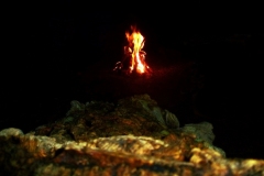 Campfire romance